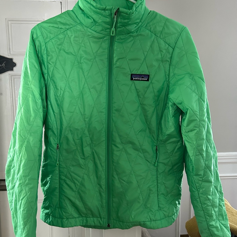 Patagonia Nano Puff Jacket, Green, Size Small
